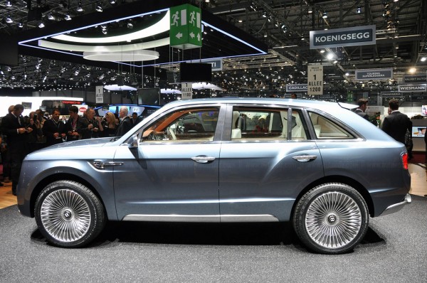 2012-Geneva - 2012 Bentley EXP 9 F Concept - Side View