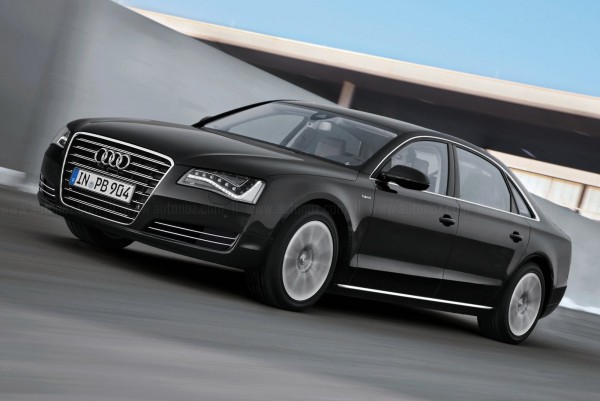 2013 Audi A8 L Hybrid Front Side View (2)