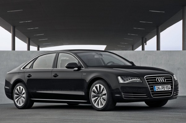 2013 Audi A8 L Hybrid Front Side View