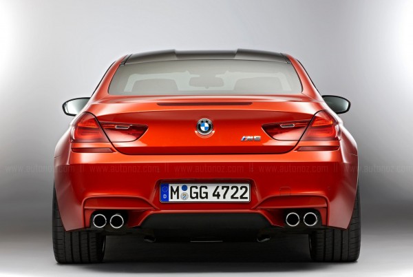 2013 BMW M6 Coupe Rear View