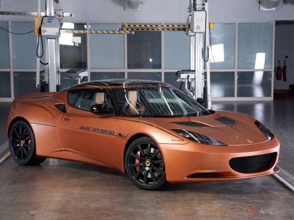 2012 Lotus Evora 414E Hybrid - Front-Angel